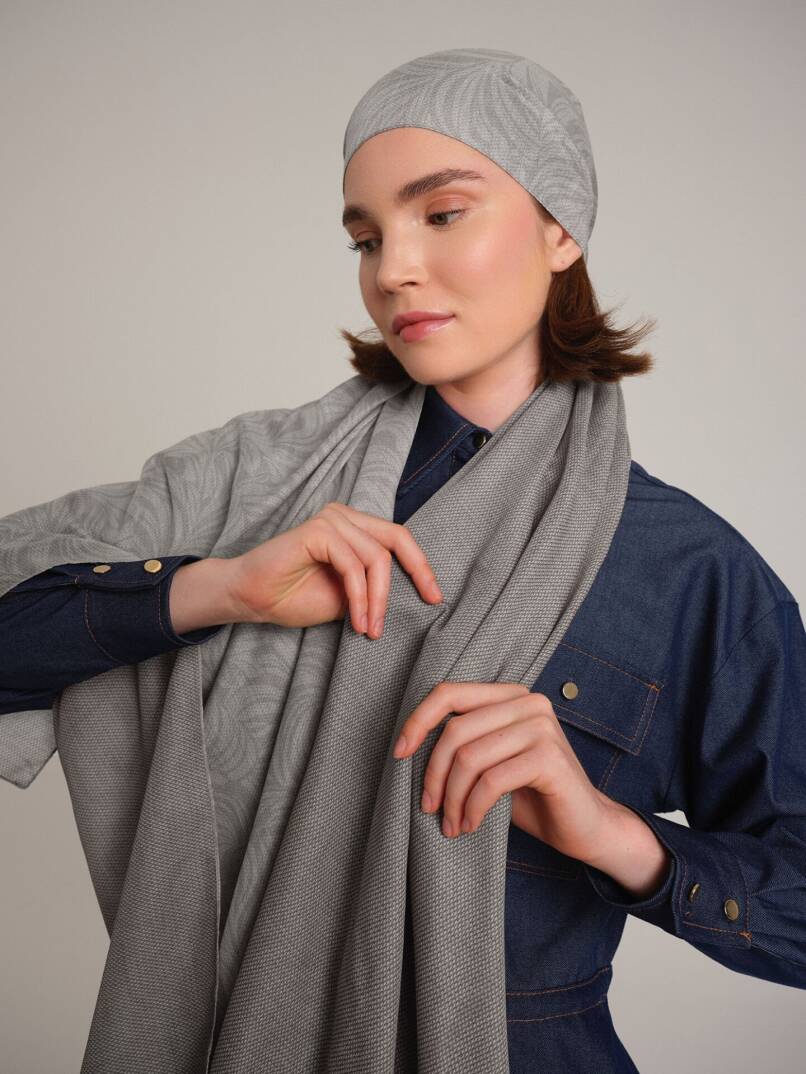 Rûmî Sema Koleksiyonu - Yalın Nezaket Çift Taraf Şal - 1