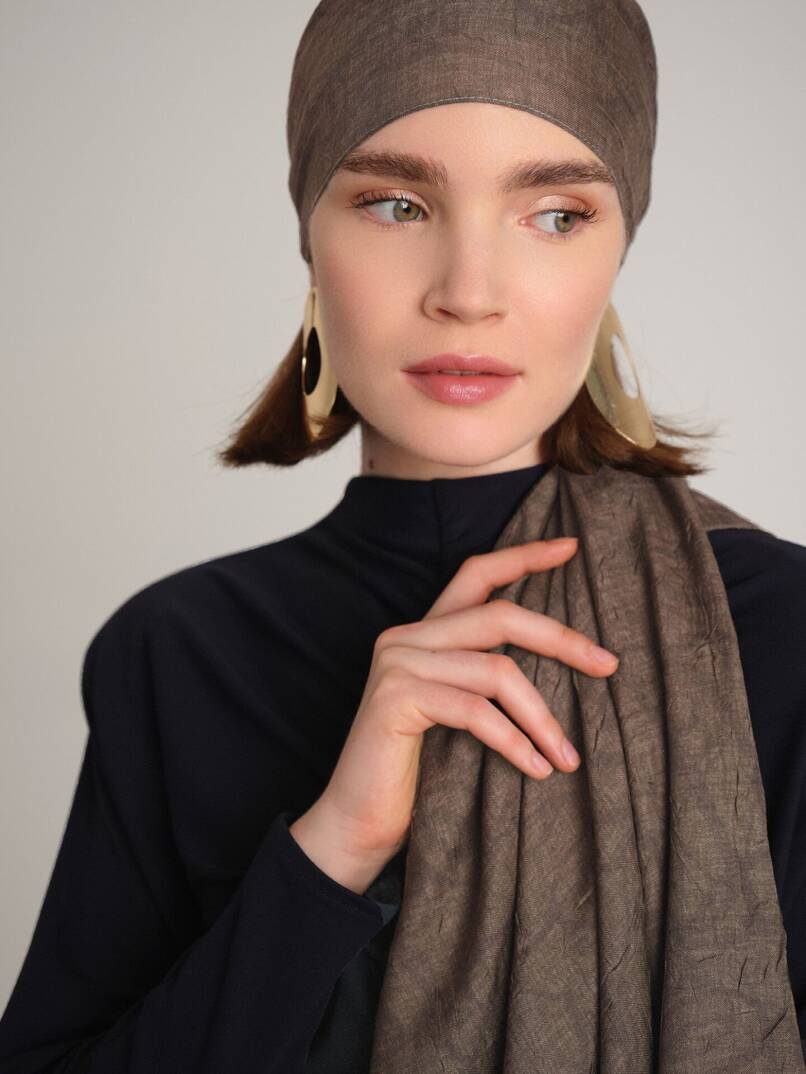 Şebnem Hattı Koleksiyonu - Sedef Bulut Çift Taraf Şal - 1