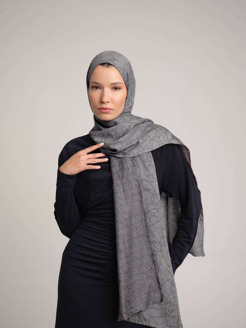 Şebnem Hattı Koleksiyonu - Seher Damlası Çift Taraf Şal - 5