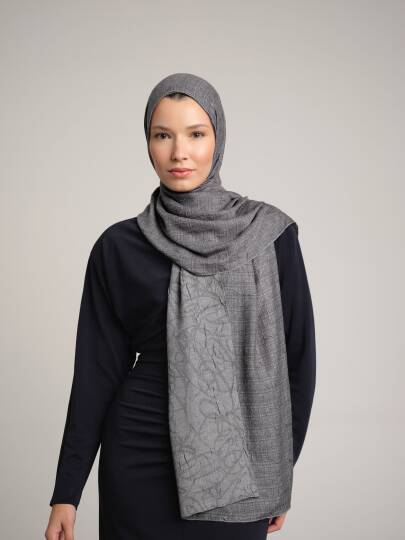 Şebnem Hattı Koleksiyonu - Seher Damlası Çift Taraf Şal - 7