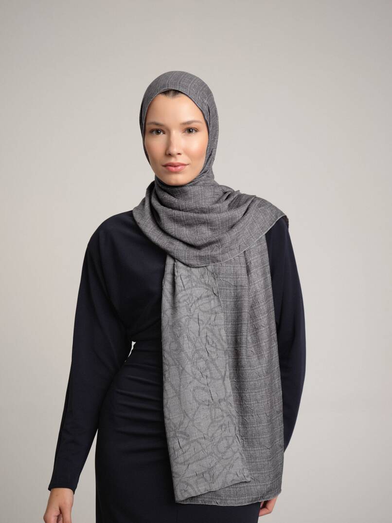 Şebnem Hattı Koleksiyonu - Seher Damlası Çift Taraf Şal - 7