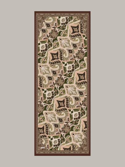 Sırlı Motifler Koleksiyonu - Çınaraltı Tek Taraf Şal