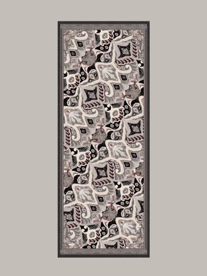 Sırlı Motifler Koleksiyonu - Gölge Tek Taraf Şal