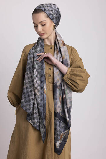 Suyolu Koleksiyonu - Kül Yolu Çift Taraf Şal - 7