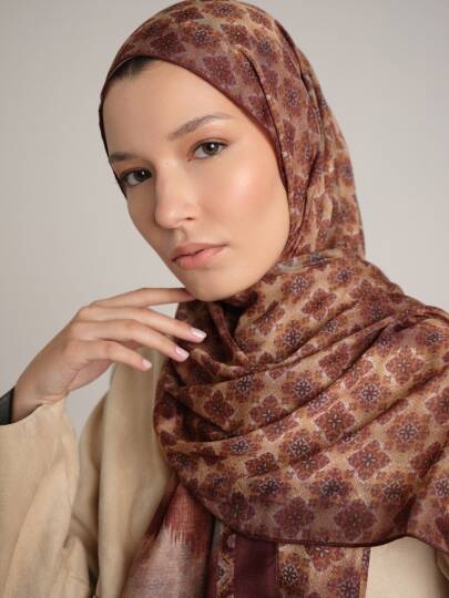 Suyolu Koleksiyonu - Kum Akışı Çift Taraf Şal - 4