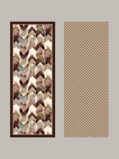 Suyolu Koleksiyonu - Kum Akışı Çift Taraf Şal - 6