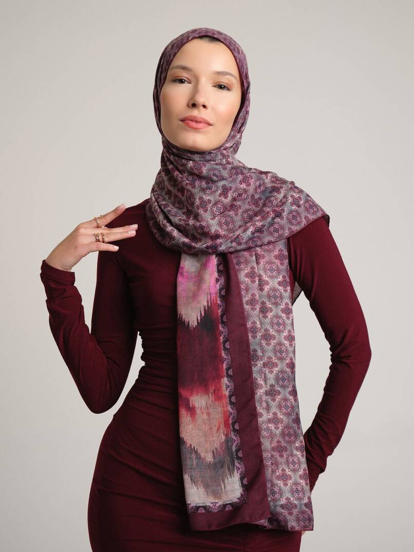 Suyolu Koleksiyonu - Nar Nabzı Çift Taraf Şal - 1