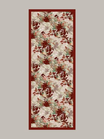 Tomurcuk Koleksiyonu - Alev Tomurcuğu Tek Taraf Şal - 8