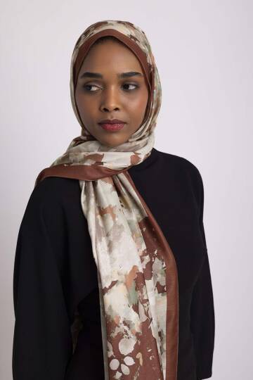 Tomurcuk Koleksiyonu - Alev Tomurcuğu Tek Taraf Şal - 5