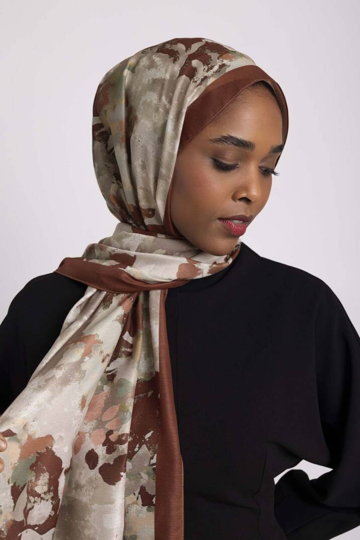 Tomurcuk Koleksiyonu - Alev Tomurcuğu Tek Taraf Şal - 7