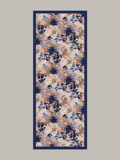 Tomurcuk Koleksiyonu - Safir Tomurcuğu Tek Taraf Şal - 8