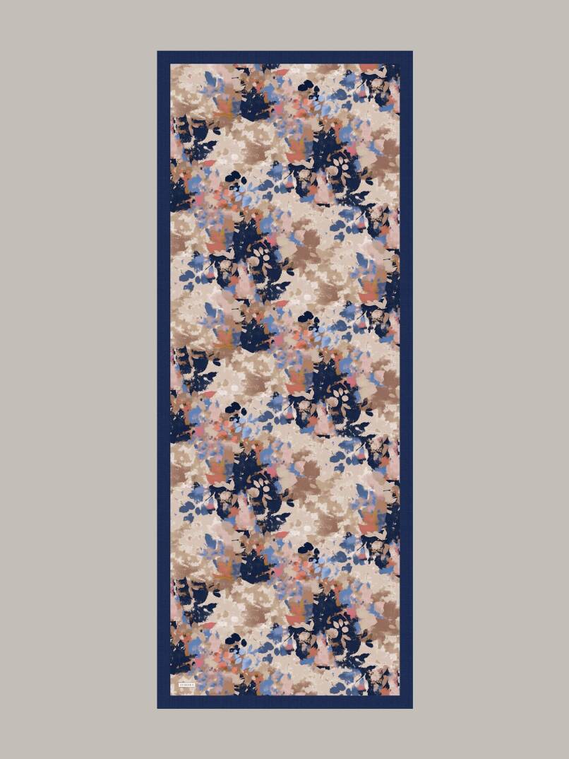 Tomurcuk Koleksiyonu - Safir Tomurcuğu Tek Taraf Şal - 8