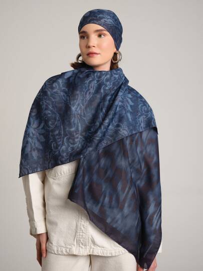 Yalaz Koleksiyonu - Gece Notası Çift Taraf Şal