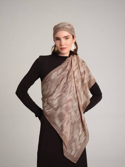 Yalaz Koleksiyonu - Tütsü Çift Taraf Şal