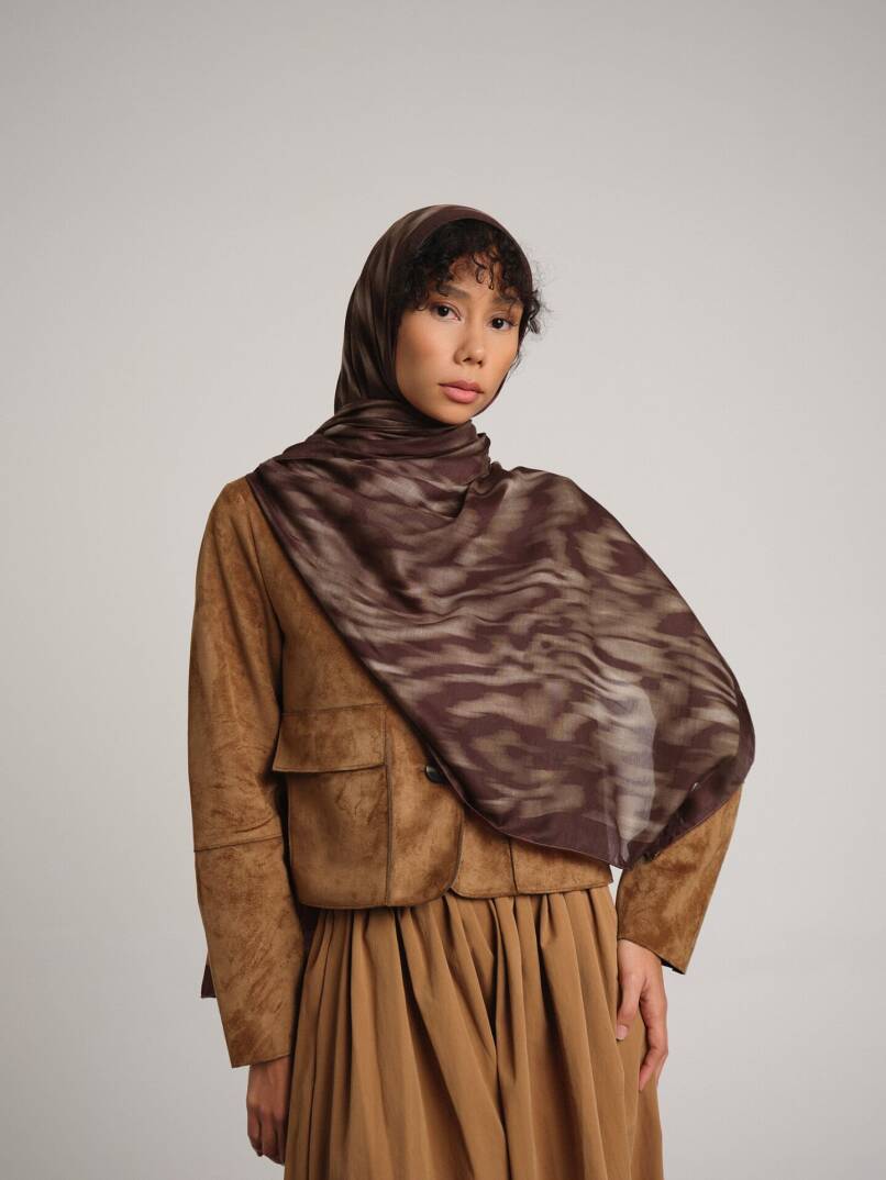 Yalaz Koleksiyonu - Yağız Yalaz Çift Taraf Şal - 1