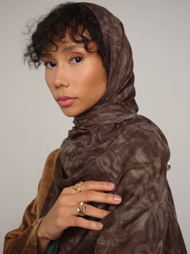 Yalaz Koleksiyonu - Yağız Yalaz Çift Taraf Şal - 4