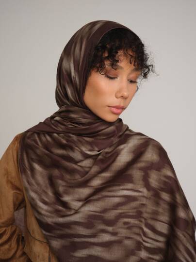 Yalaz Koleksiyonu - Yağız Yalaz Çift Taraf Şal - 7