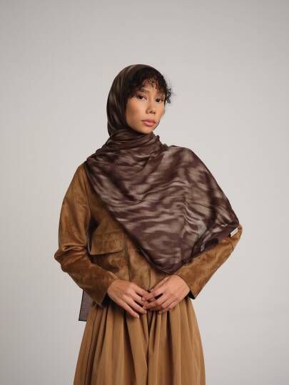 Yalaz Koleksiyonu - Yağız Yalaz Çift Taraf Şal - 8